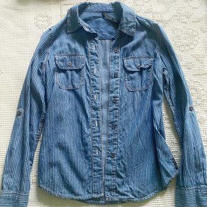 Seven7 stripped shirt